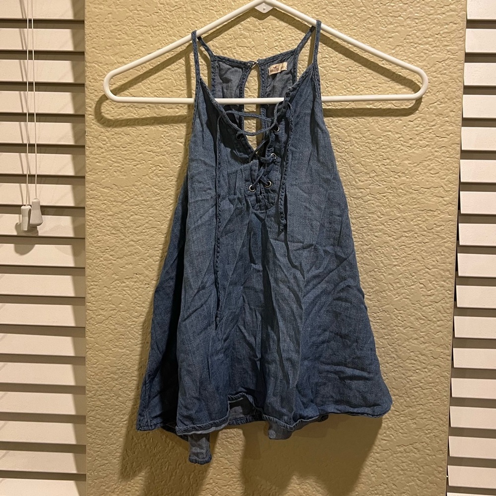 Hollister “denim” tank top
